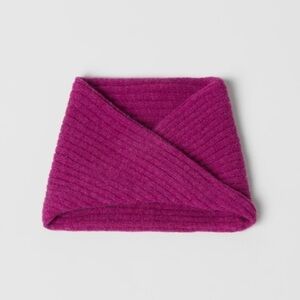 Zara Twisted Knit Collar Scarf